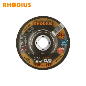 [RODIUS] 切割石 XTK6 EXACT 超薄型 5英寸 0.6T 1盒子 鋼/套用
