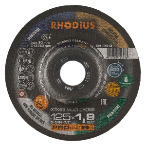 [RODIUS] 切割石 XTK69 MULTI CROSS 5英寸 1.9T 1箱 超级混合动力