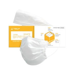 Product Trap Domestic Manufacturing Reasonable Mask KF-AD White 50 Large/Small