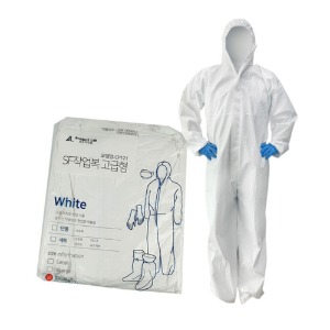 Product Trap Disposable SF Waterproof Overalls One Piece White