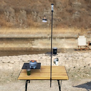 Duramax Camping Table LED Lantern Hanging Stand Holder 3-Stage Single Hook DMO-005