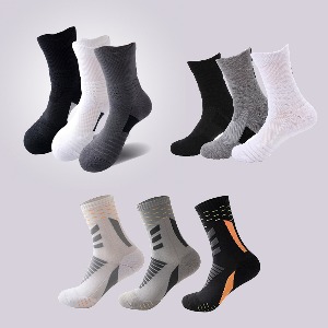 Duramax Sports Socks Foot Paws Ankle Protection Medium Neck Exercise Running Basketball Climbing 35 Collet Set