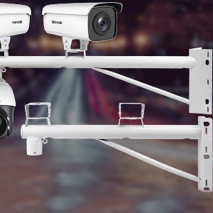 [Duramax] CCTV 支架 雙層 三重管 牆共用 角用 DMT-011